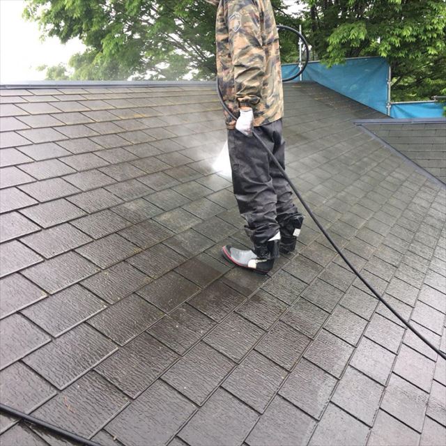 屋根洗浄20190302