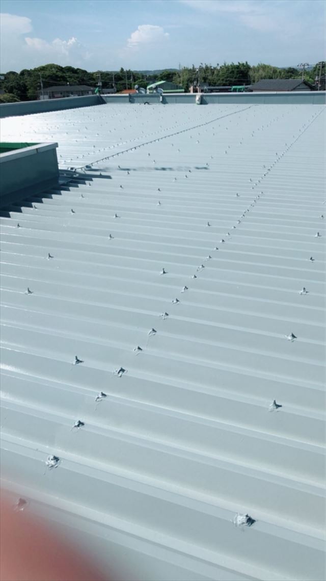 屋根塗装完了20190701