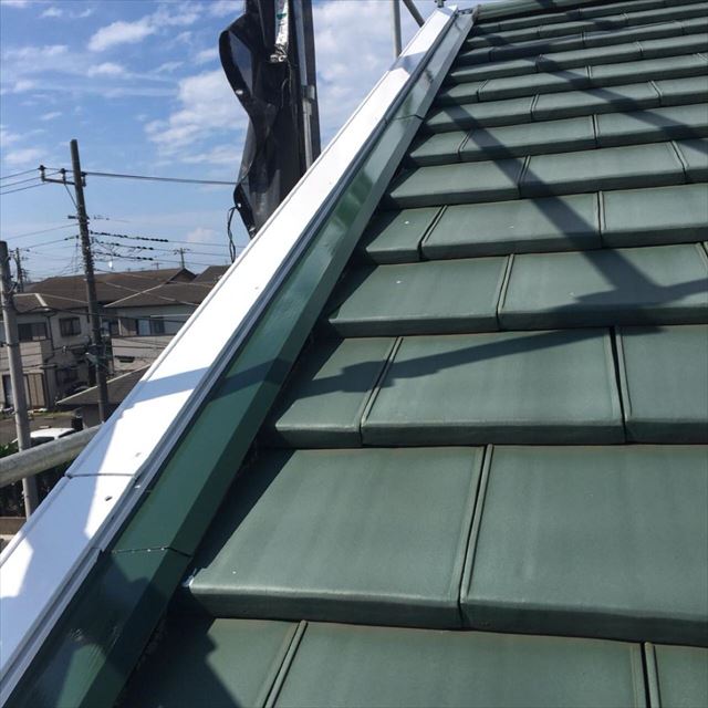 屋根板金塗装完了20190531