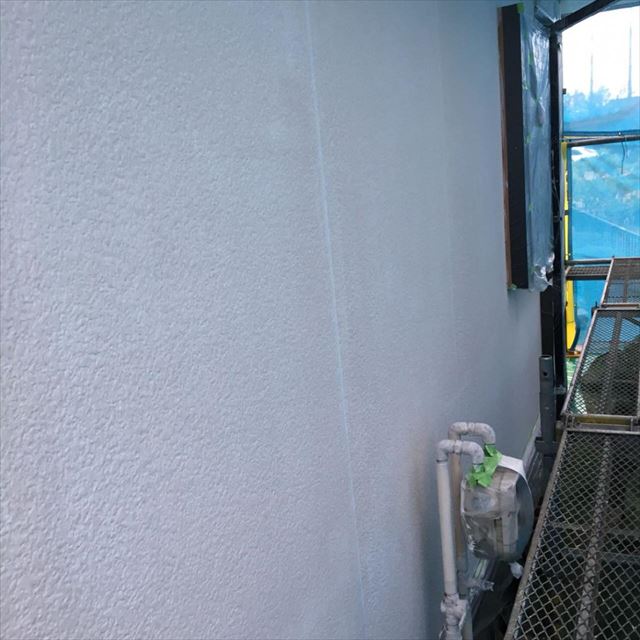 外壁下塗り完了20180304