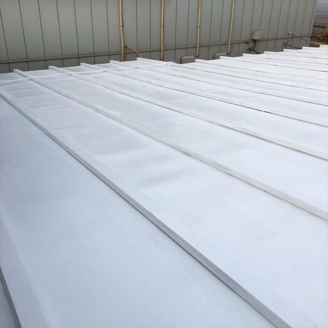 屋根下塗り二回目完了20190307