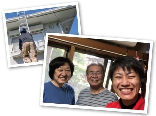 外壁塗装をご依頼いただいたお客様写真